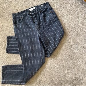 Pacsun pinstriped “mom” jeans!